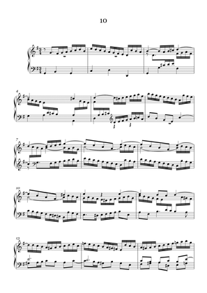 J.S.Bach:Three-Part Sinfonia No.10