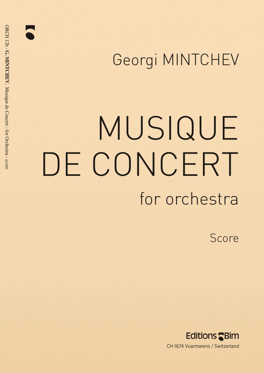 Musique de concert Full Orchestra scores gallery preview page 1