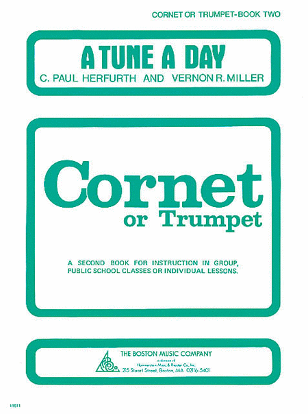 A Tune A Day, For Cornet Or Trumpet, Book 2