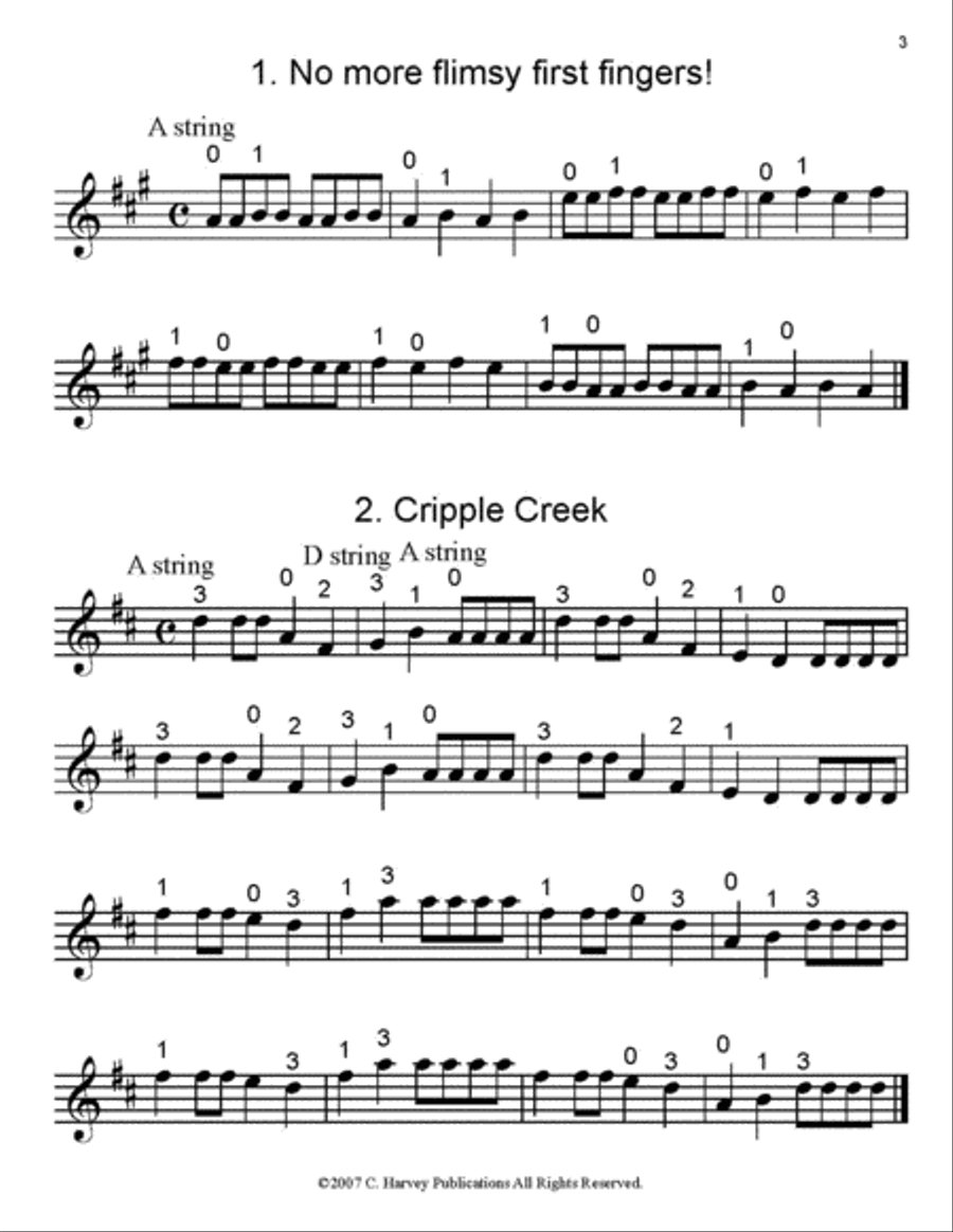 The First Summer Study Book for Violin Violin scores gallery preview page 2
