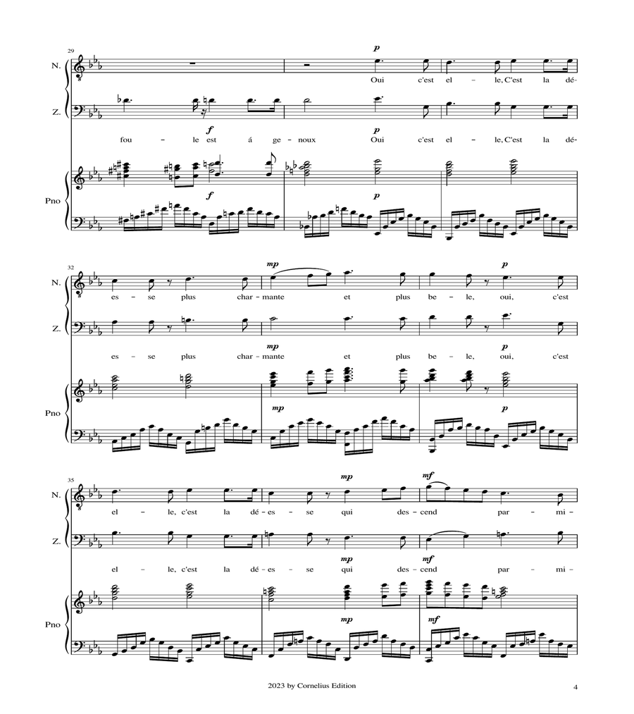 The Pearl Fishers Duet - Tenor and Baritone with Piano