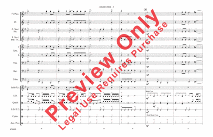 Monster Mash Monster Mash Marching Band scores gallery preview page 6