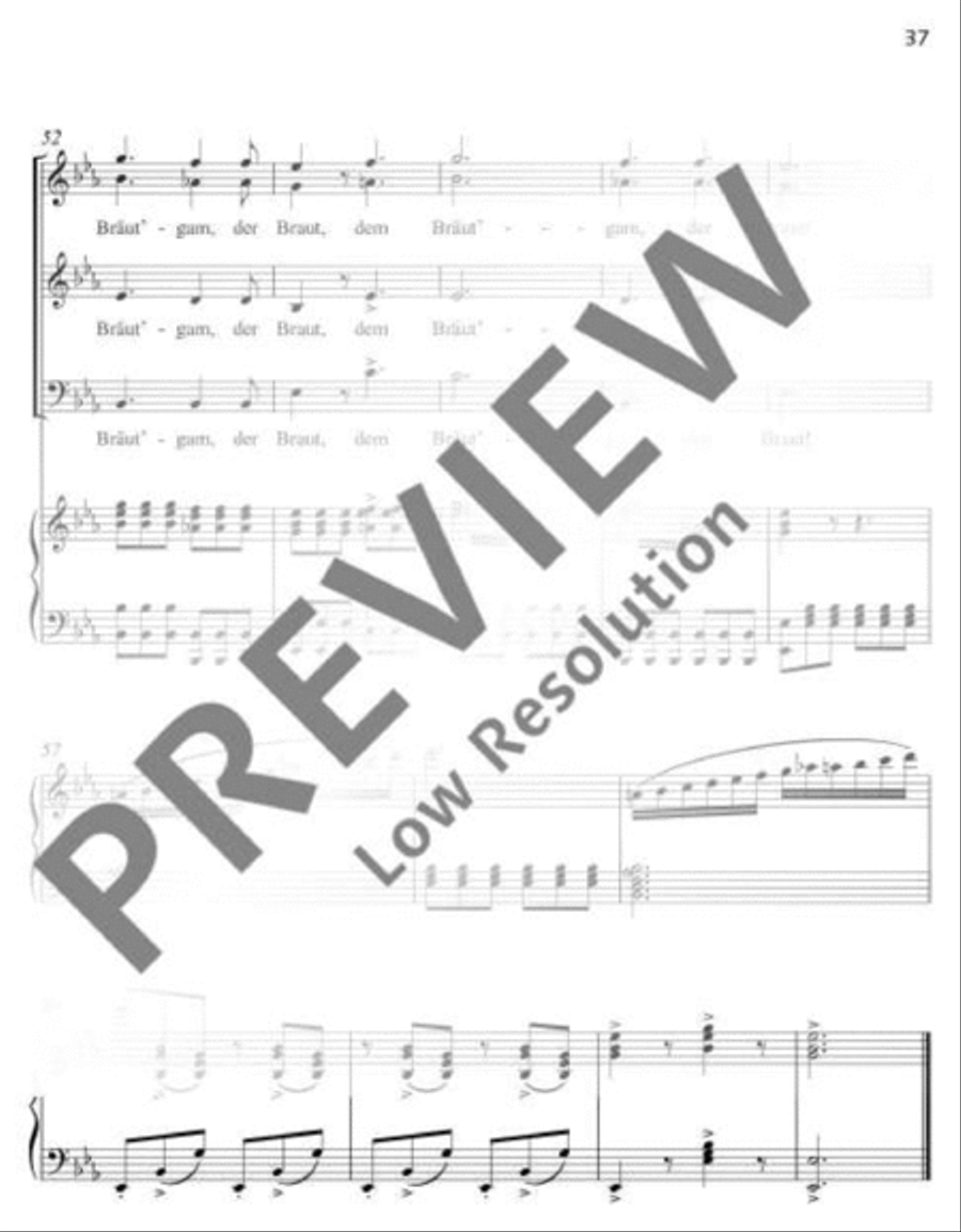 Lasst lustig die Hörner erschallen A Cappella scores gallery preview page 8