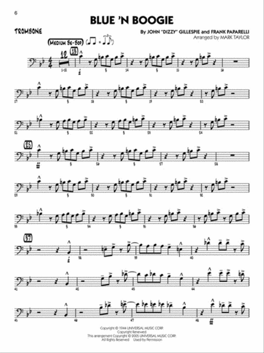 Jazz Classics - Trombone Big Band scores gallery preview page 4