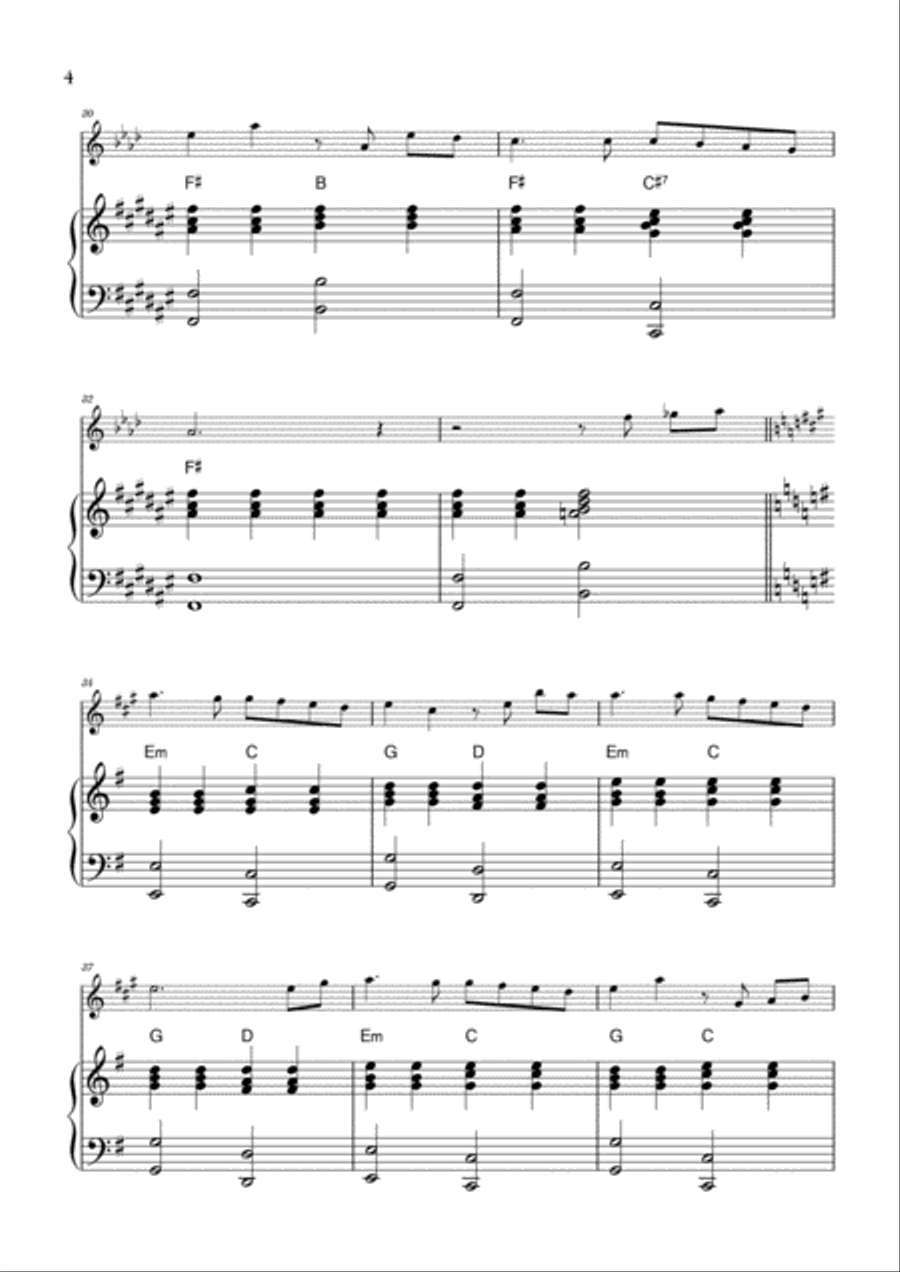 You Raise Me Up Trumpet Solo scores gallery preview page 4