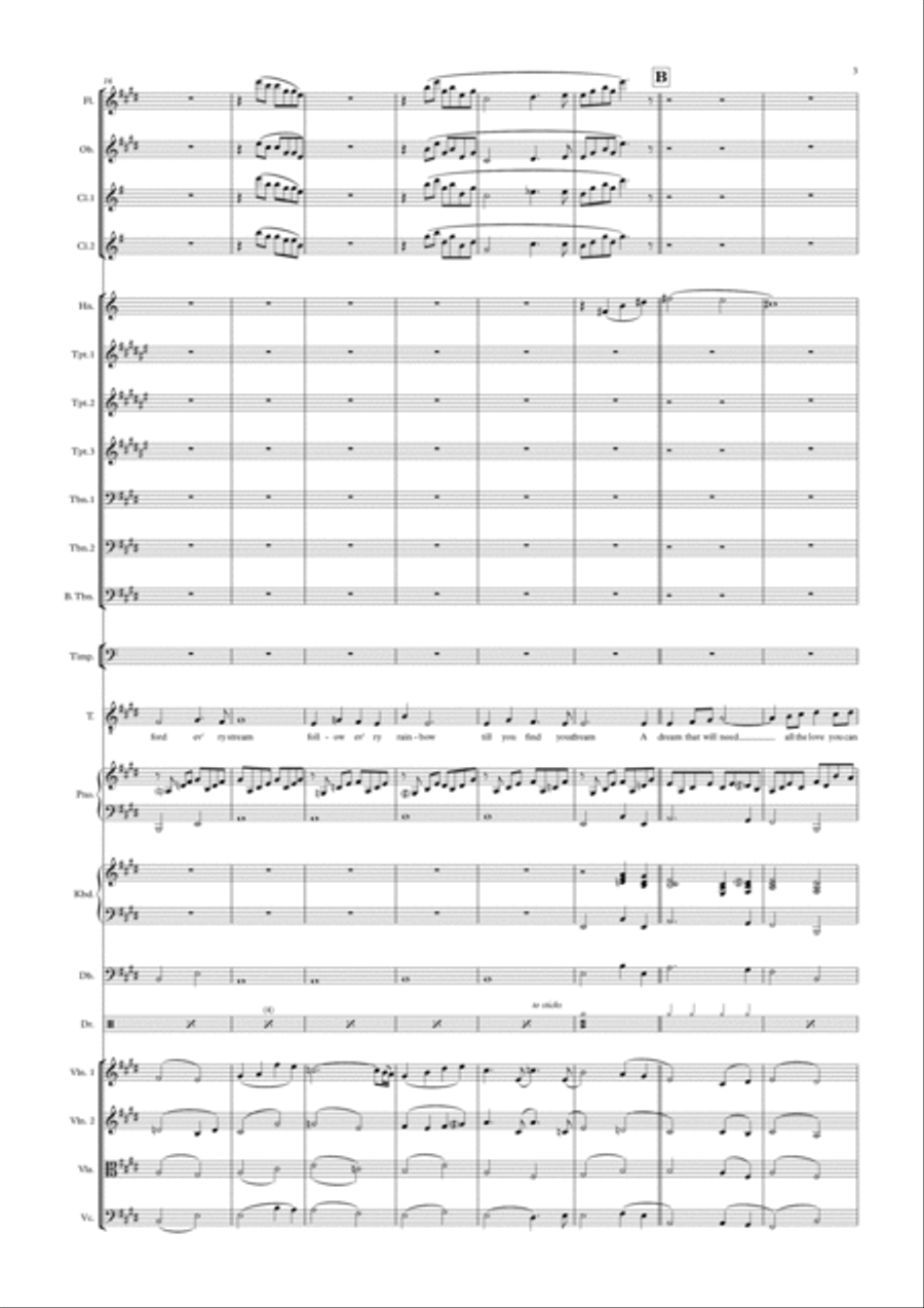 Climb Ev'ry Mountain Clarinet scores gallery preview page 3