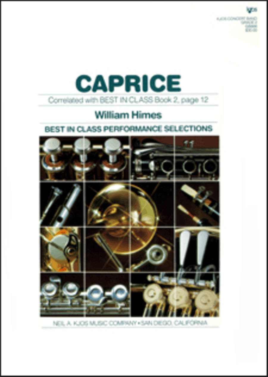 Caprice Concert Band scores gallery preview page 1