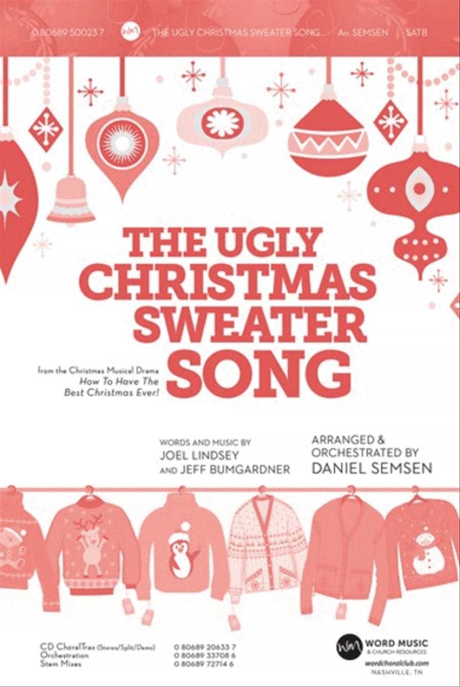 The Ugly Christmas Sweater Song - Anthem 4-Part scores gallery preview page 1
