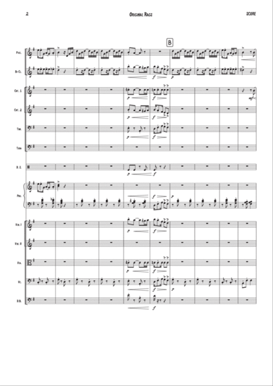 Original Rags Original Rags Clarinet scores gallery preview page 4