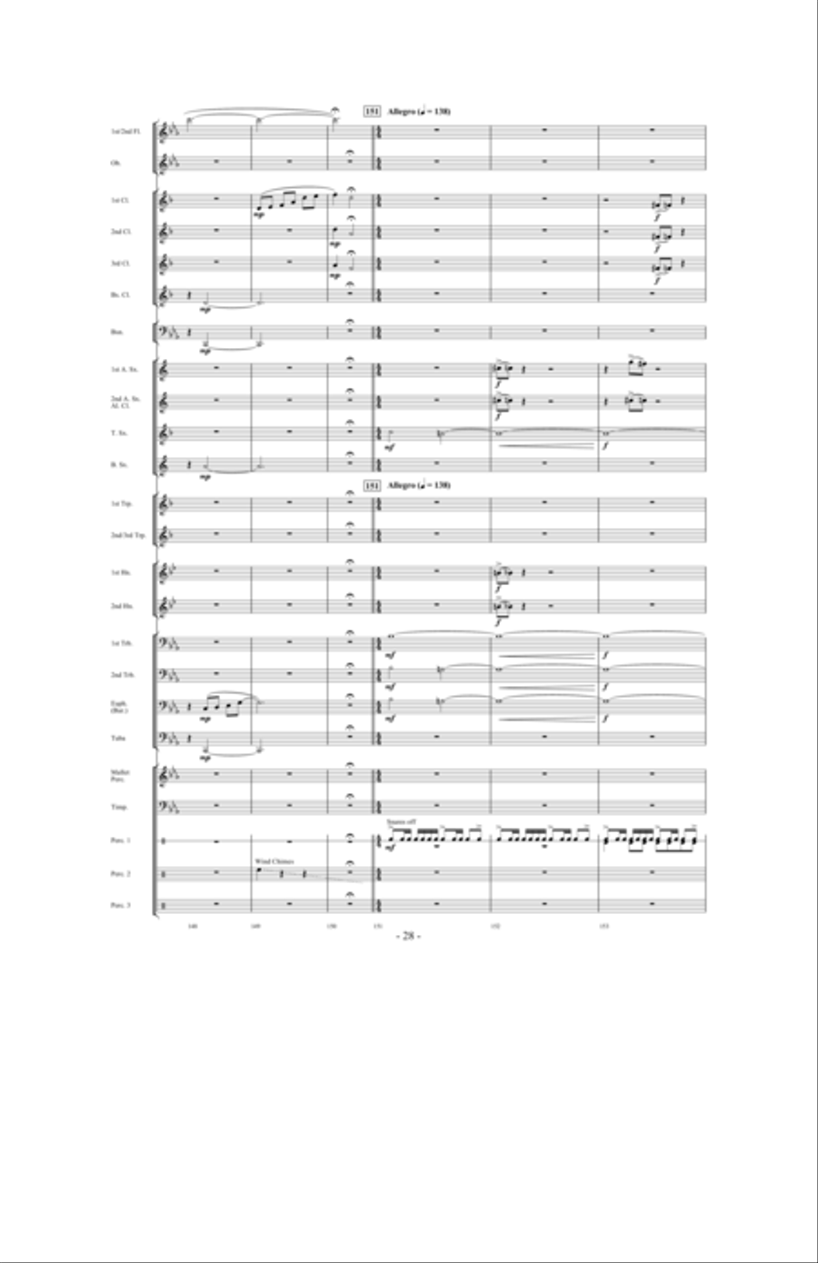 Valley of the Kings Concert Band scores gallery preview page 27