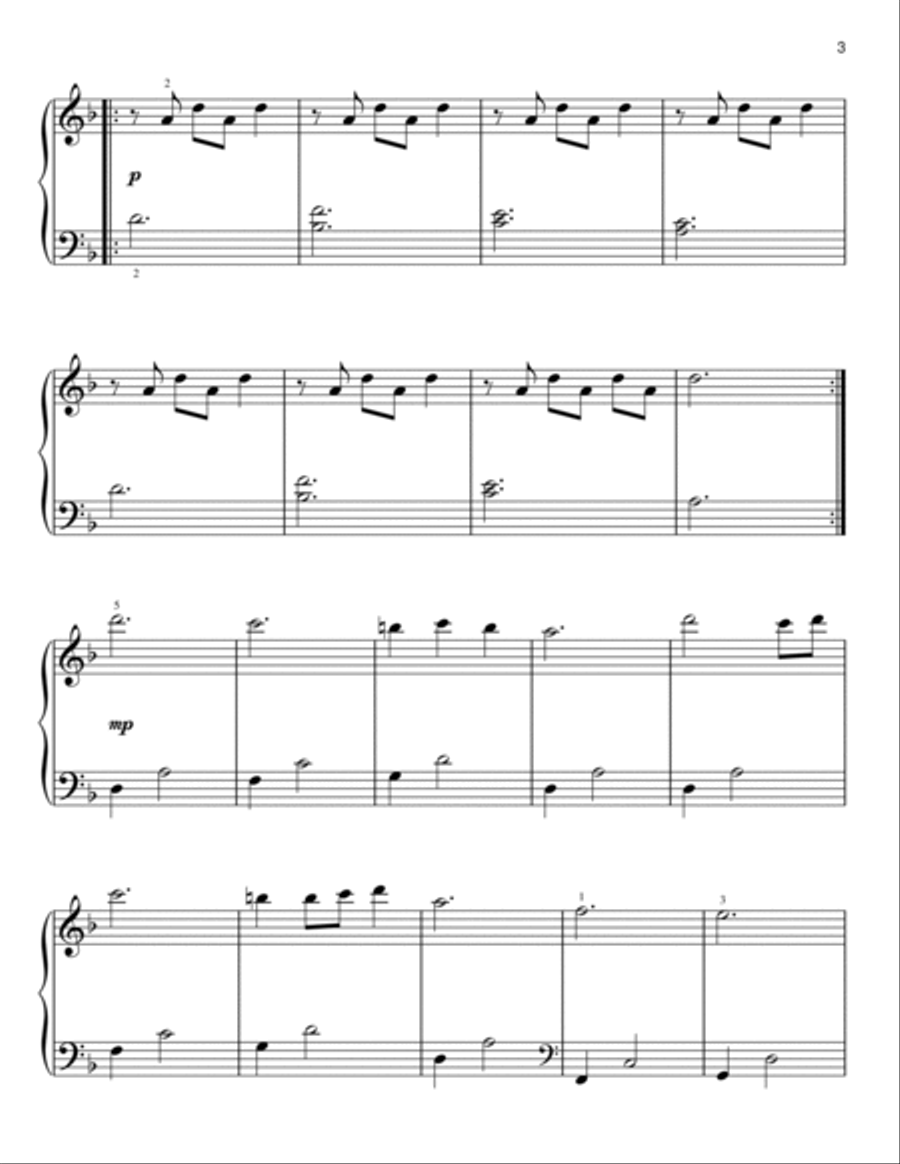 Primavera Easy Piano scores gallery preview page 3