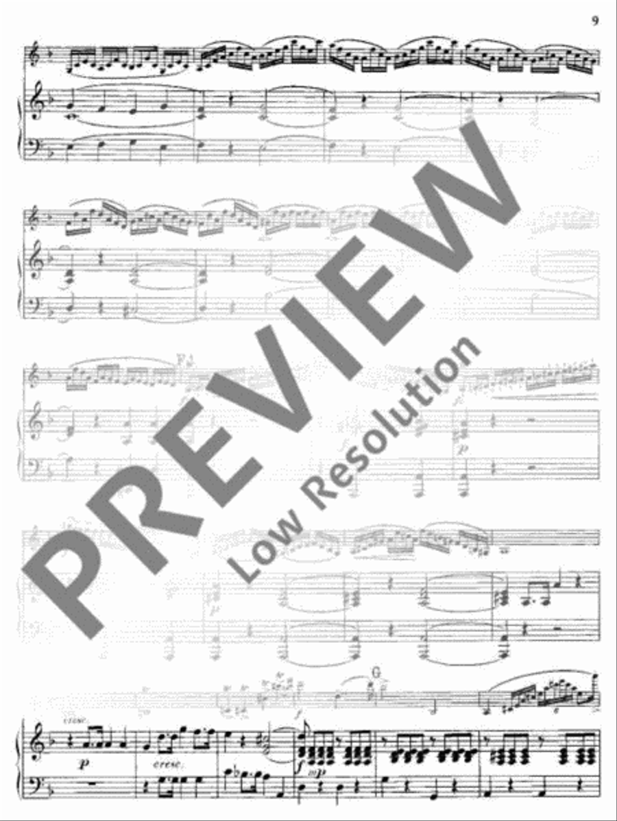 Concerto N°19 D minor Piano scores gallery preview page 10