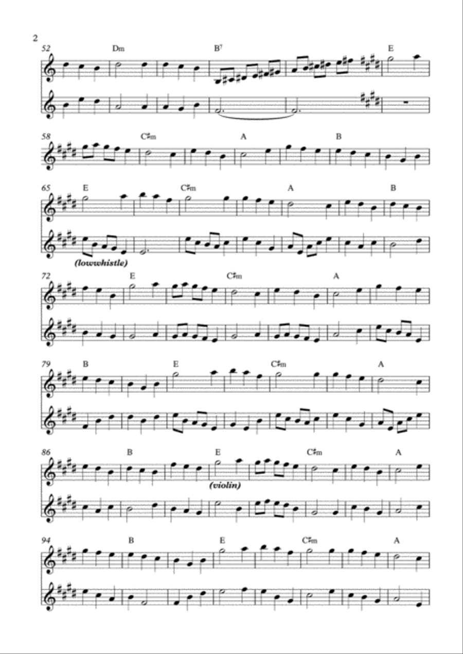 Puente de luz (Bridge of Light), Celtic Song by Gustavo Fuentes Woodwind Ensemble scores gallery preview page 3