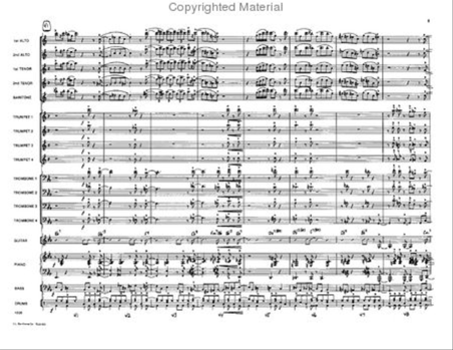 External Combustion Jazz Ensemble scores gallery preview page 8