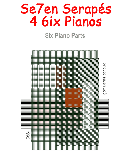 Seven Serapés for Six Pianos (Parts only) image number null
