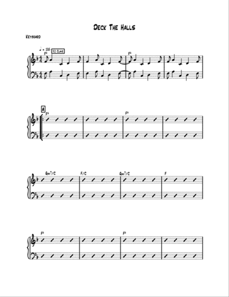 Deck The Halls Deck The Halls Small Ensemble scores gallery preview page 5