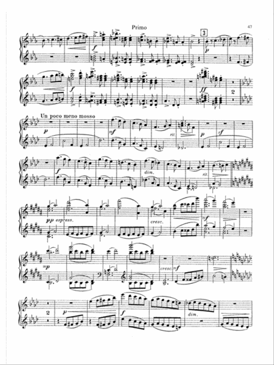 Schmitt: Album of Piano Duets, Volume I Piano Duet scores gallery preview page 4
