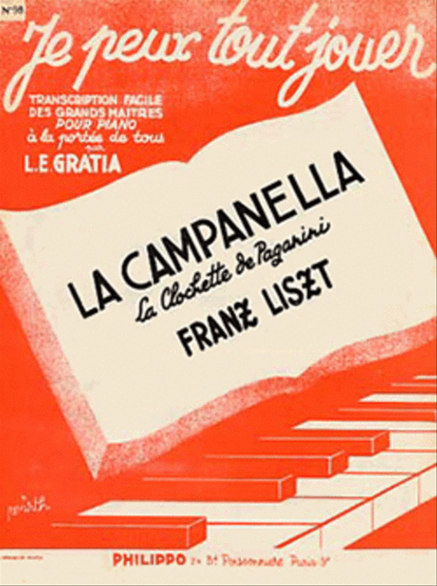 La Campanella (la clochette de Paganini) (JPTJ98) Easy Piano scores gallery preview page 1