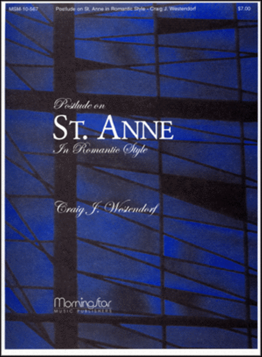 Postlude on St. Anne Postlude on St. Anne Organ scores gallery preview page 1