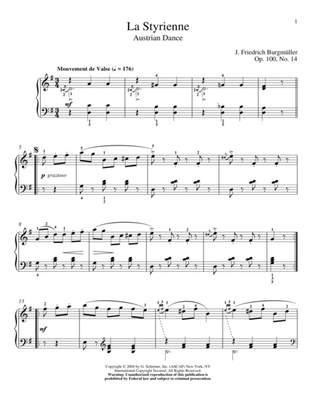 La Styrienne, Op. 100, No. 14