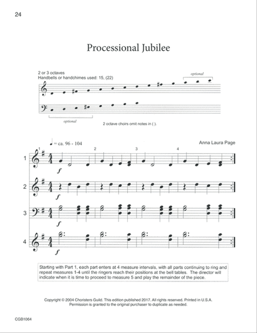 Chime Time Handbell Choir scores gallery preview page 8