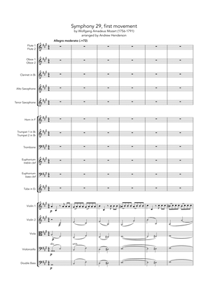 Mozart 29 (first movement)