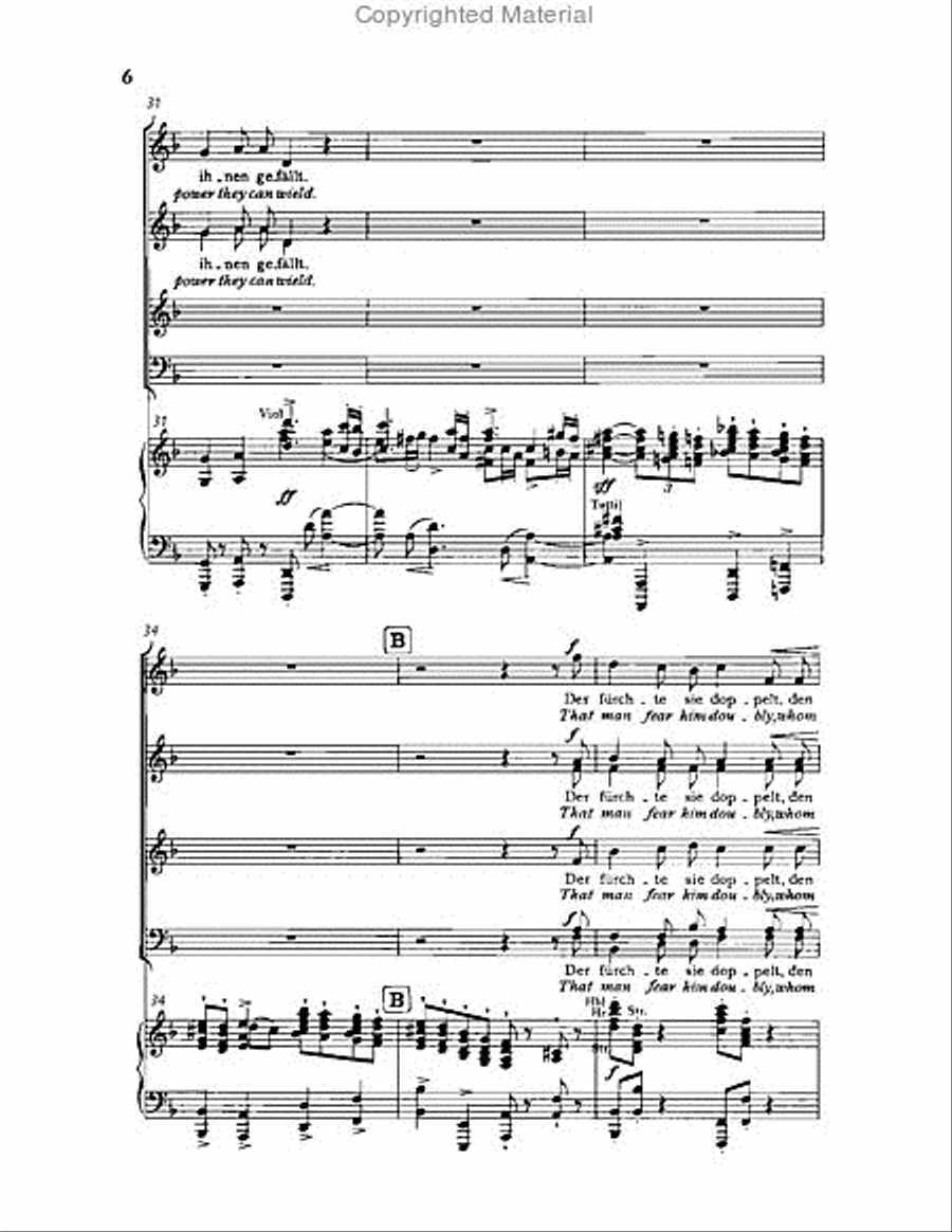 Gesang der Parzen, Op.89 Choir scores gallery preview page 6