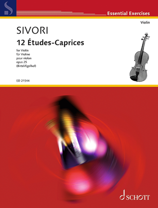 Book cover for 12 Etudes-Caprices Op. 25