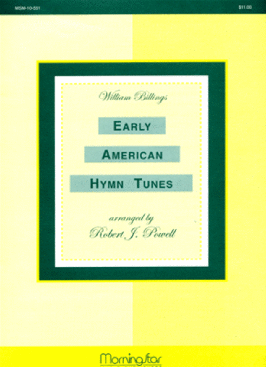 Early American Hymn Tunes Organ scores gallery preview page 1