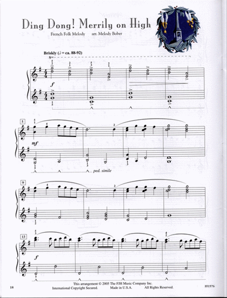 In Recital with Christmas Favorites, Book 4 Piano Method scores gallery preview page 3