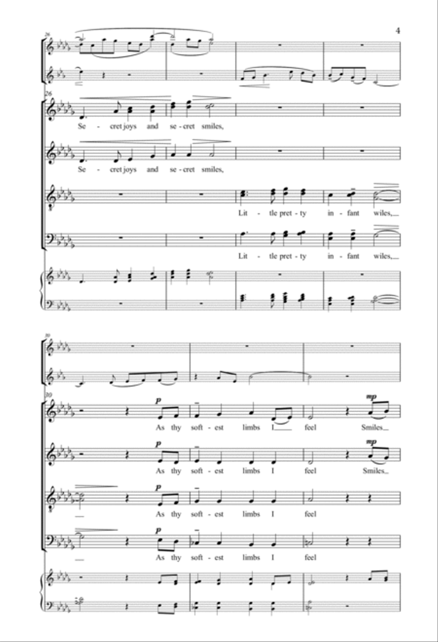 Cradle Song Cradle Song Divisi scores gallery preview page 4