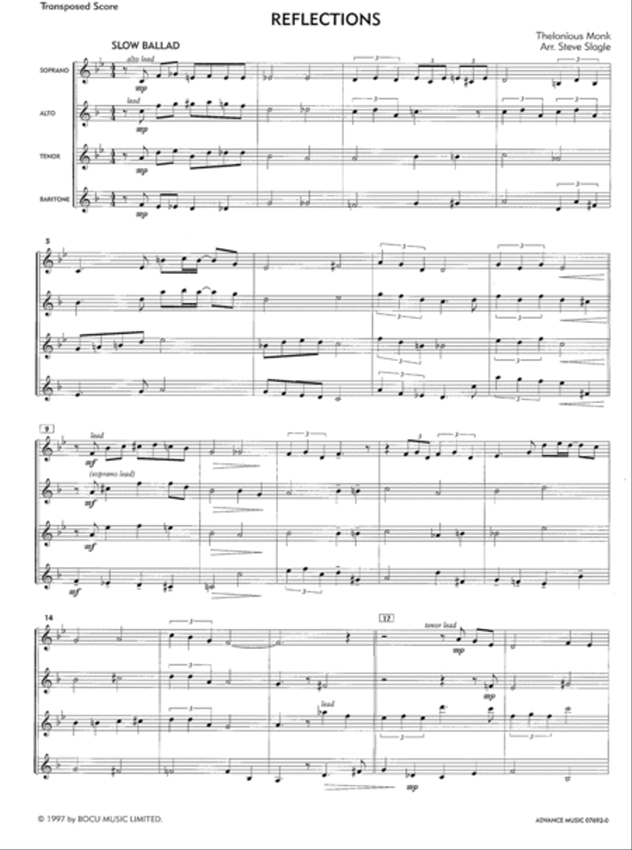 Reflections Small Ensemble scores gallery preview page 2