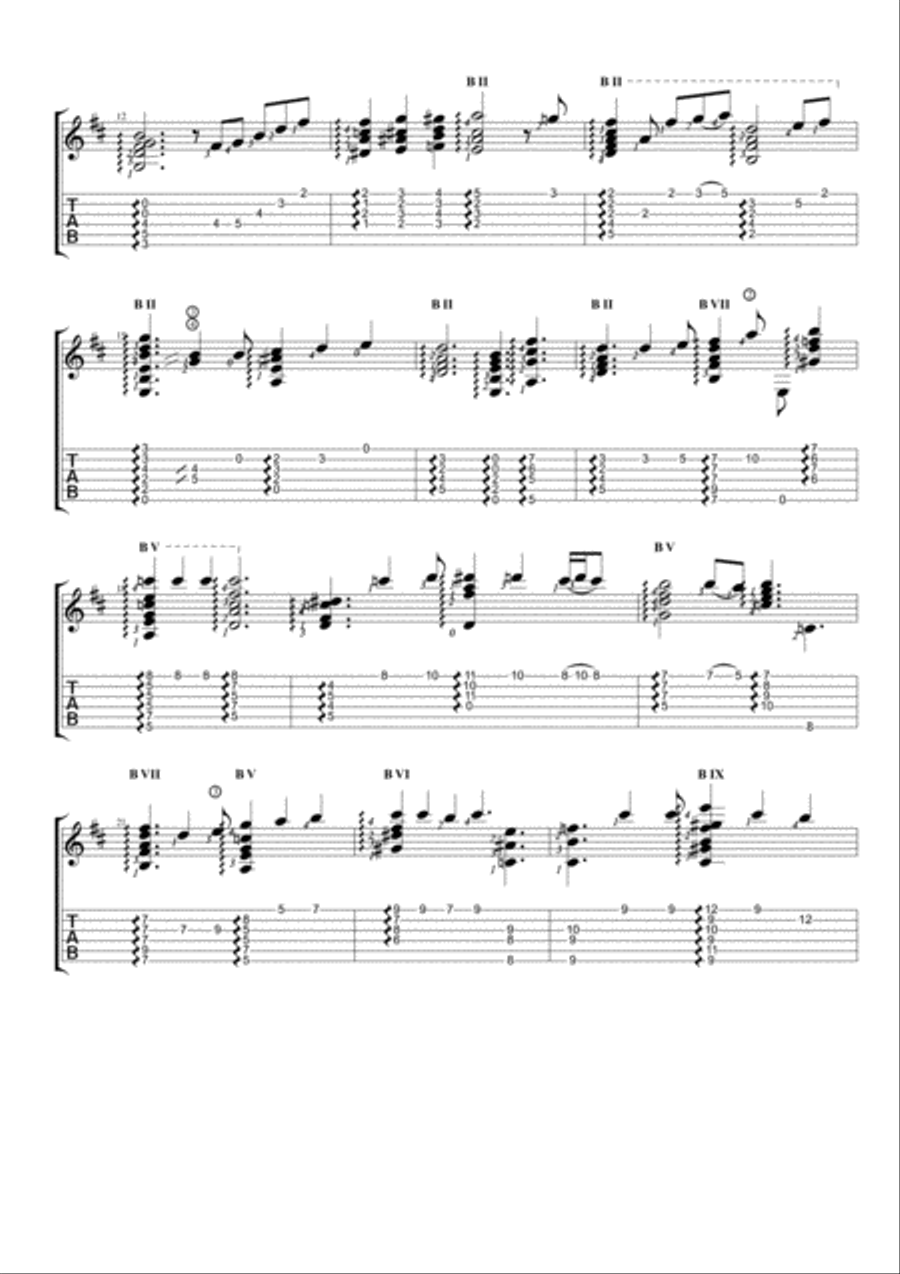 Misty Electric Guitar scores gallery preview page 2