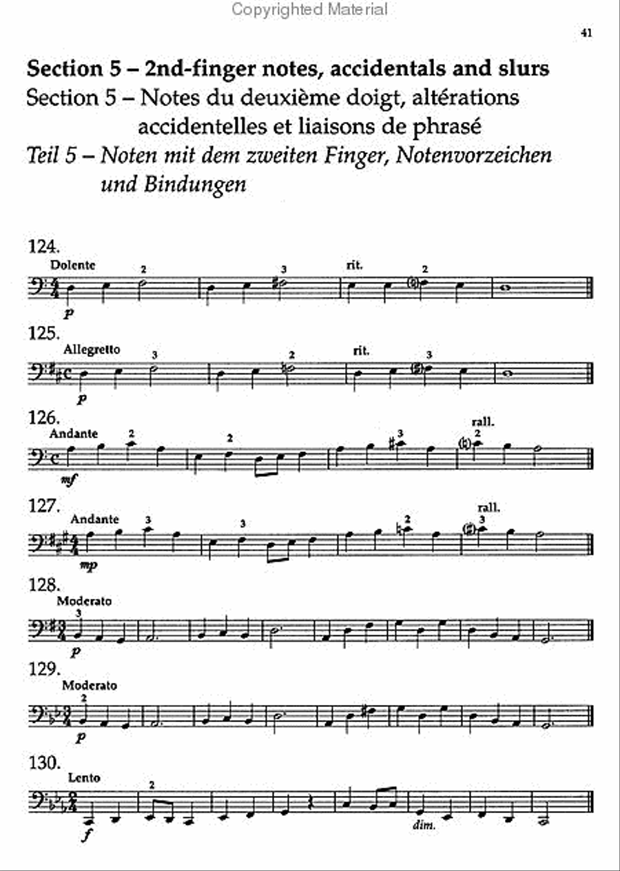 Cello Sight-Reading 1 Cello scores gallery preview page 5