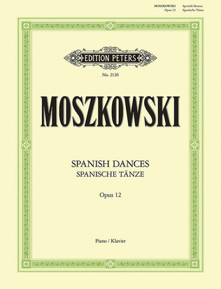 Book cover for Spanish Dances Op. 12 (Arranged for Piano Solo)