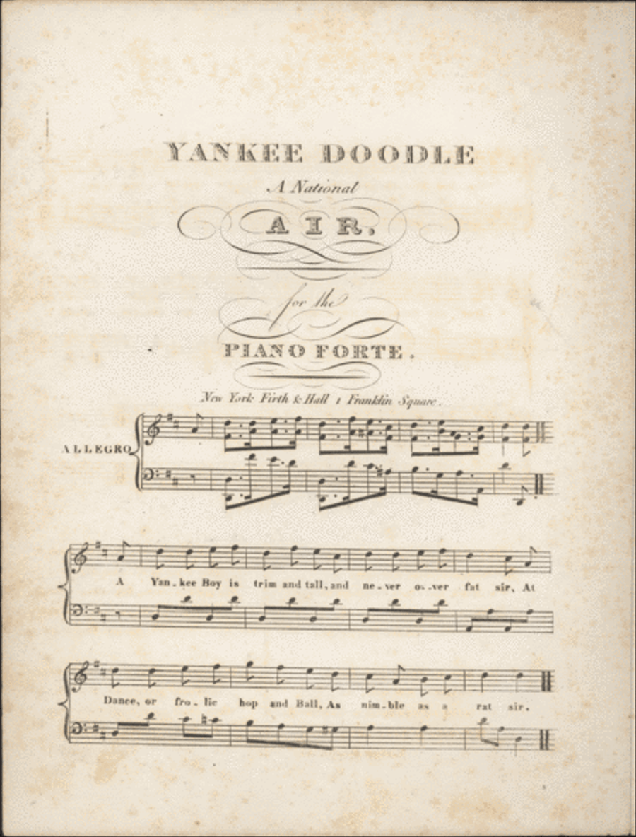 Yankee Doodle. A National Ai Voice scores gallery preview page 1
