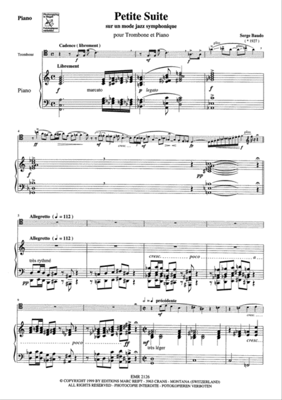 Petite Suite Piano Accompaniment scores gallery preview page 4