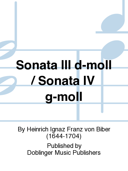 Sonata III d-moll / Sonata IV g-moll