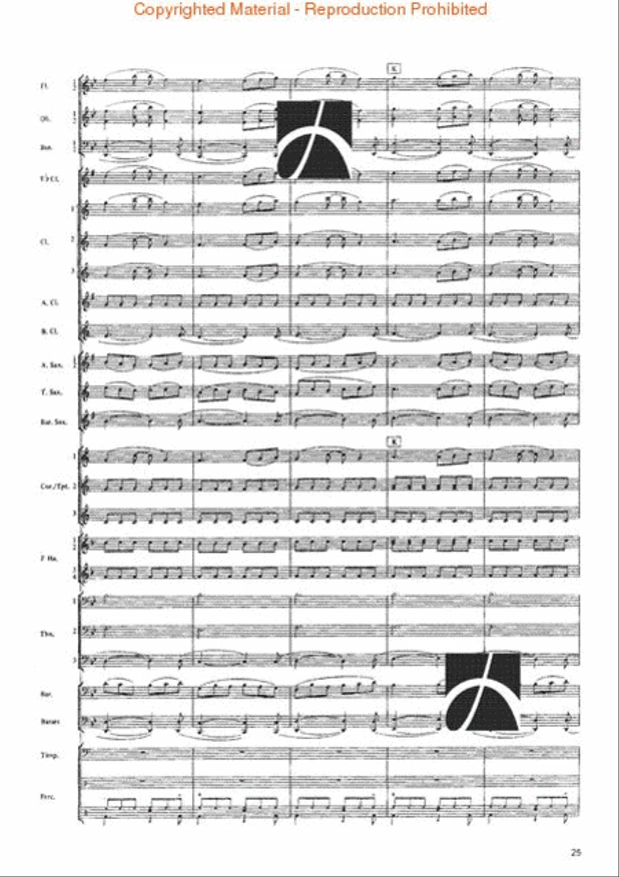 La Storia Concert Band scores gallery preview page 21