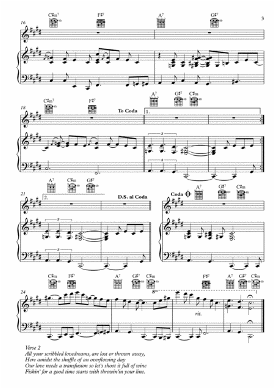 New Coat Of Paint New Coat Of Paint Voice scores gallery preview page 3