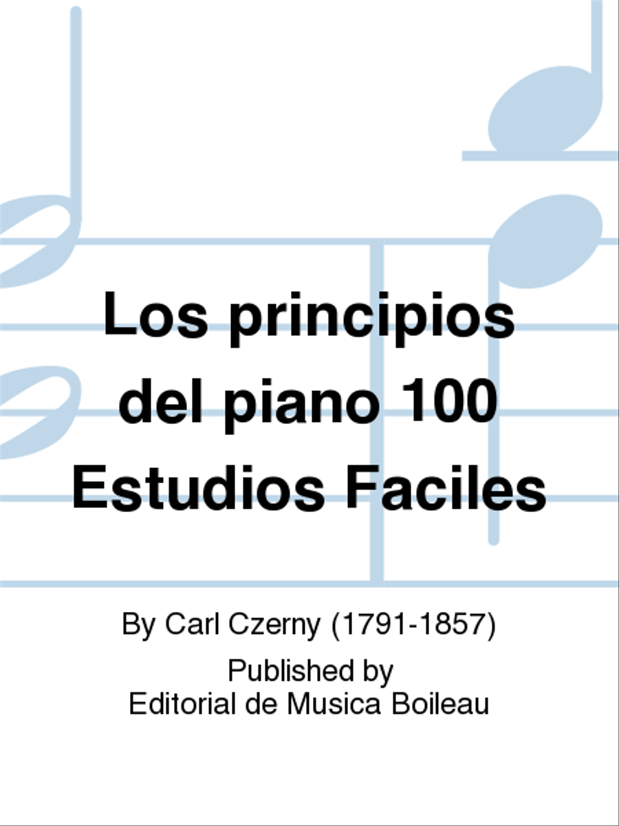 Los principios del piano 100 Estudios Faciles Piano Solo scores gallery preview page 1