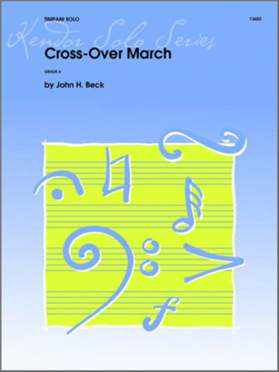 Cross-Over March Cross-Over March Percussion scores gallery preview page 1