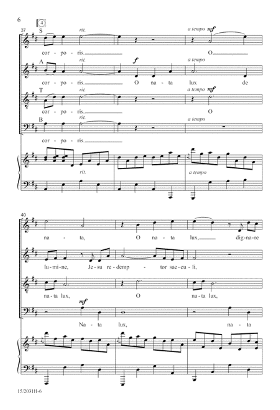 O Nata Lux O Nata Lux 4-Part scores gallery preview page 6
