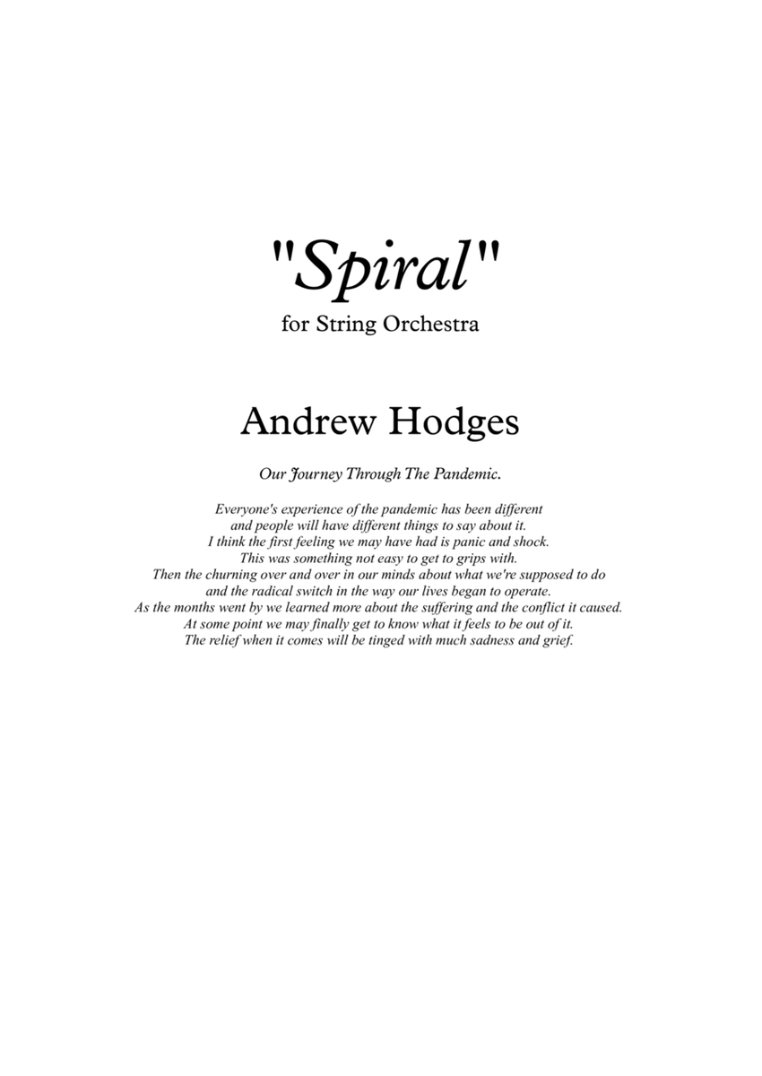"Spiral" for String Orchestra image number null