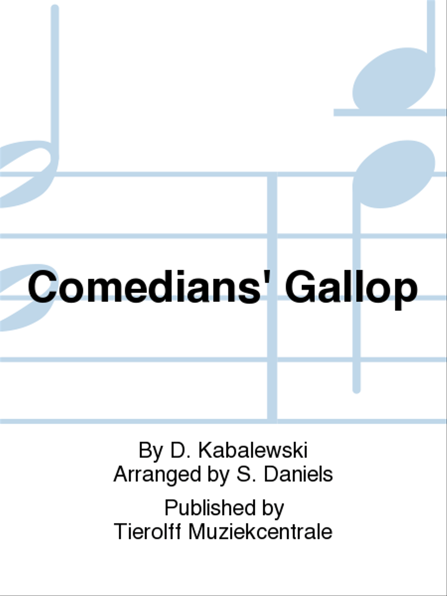 Comedians' Gallop Concert Band scores gallery preview page 1