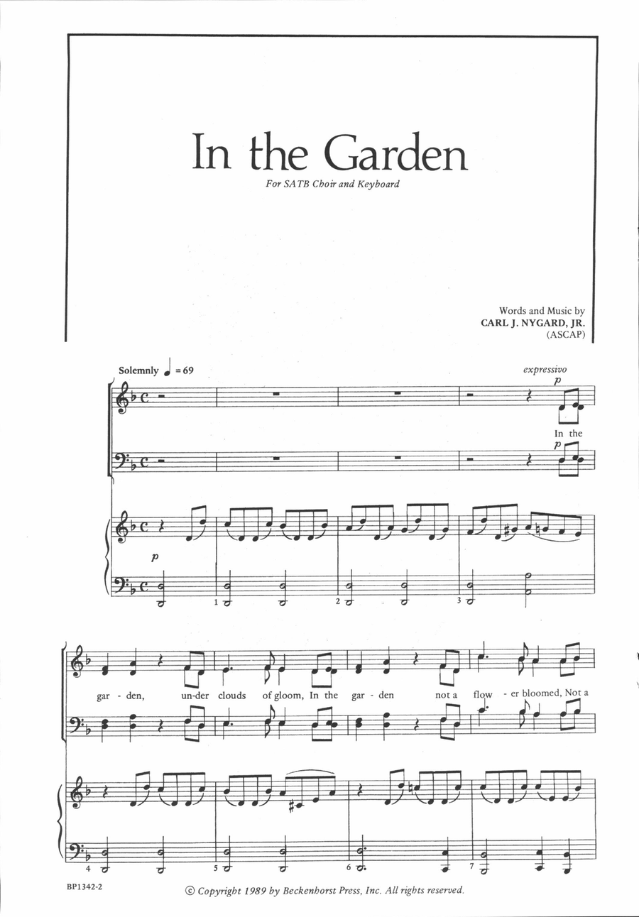 In the Garden 4-Part scores gallery preview page 2