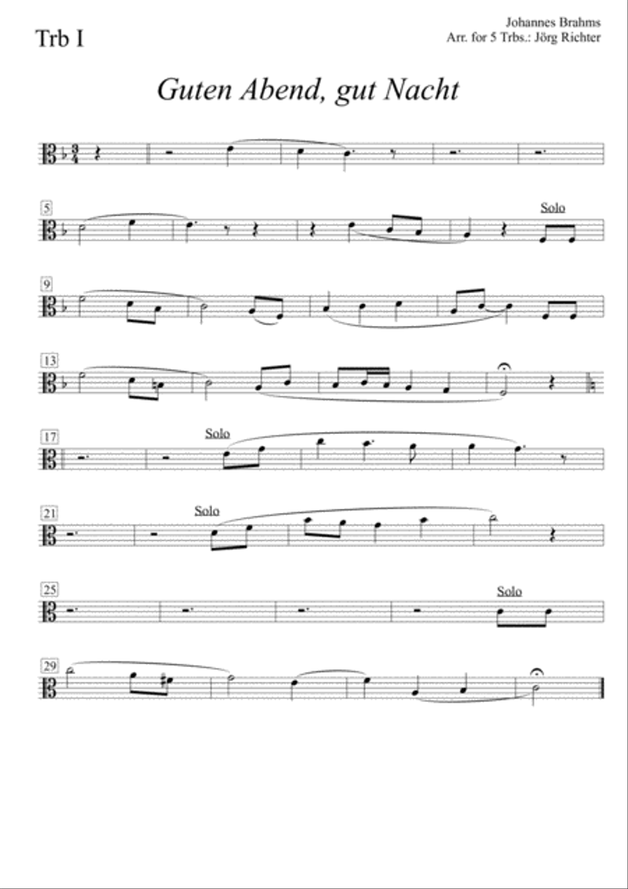 Brahms' Wiegenlied 