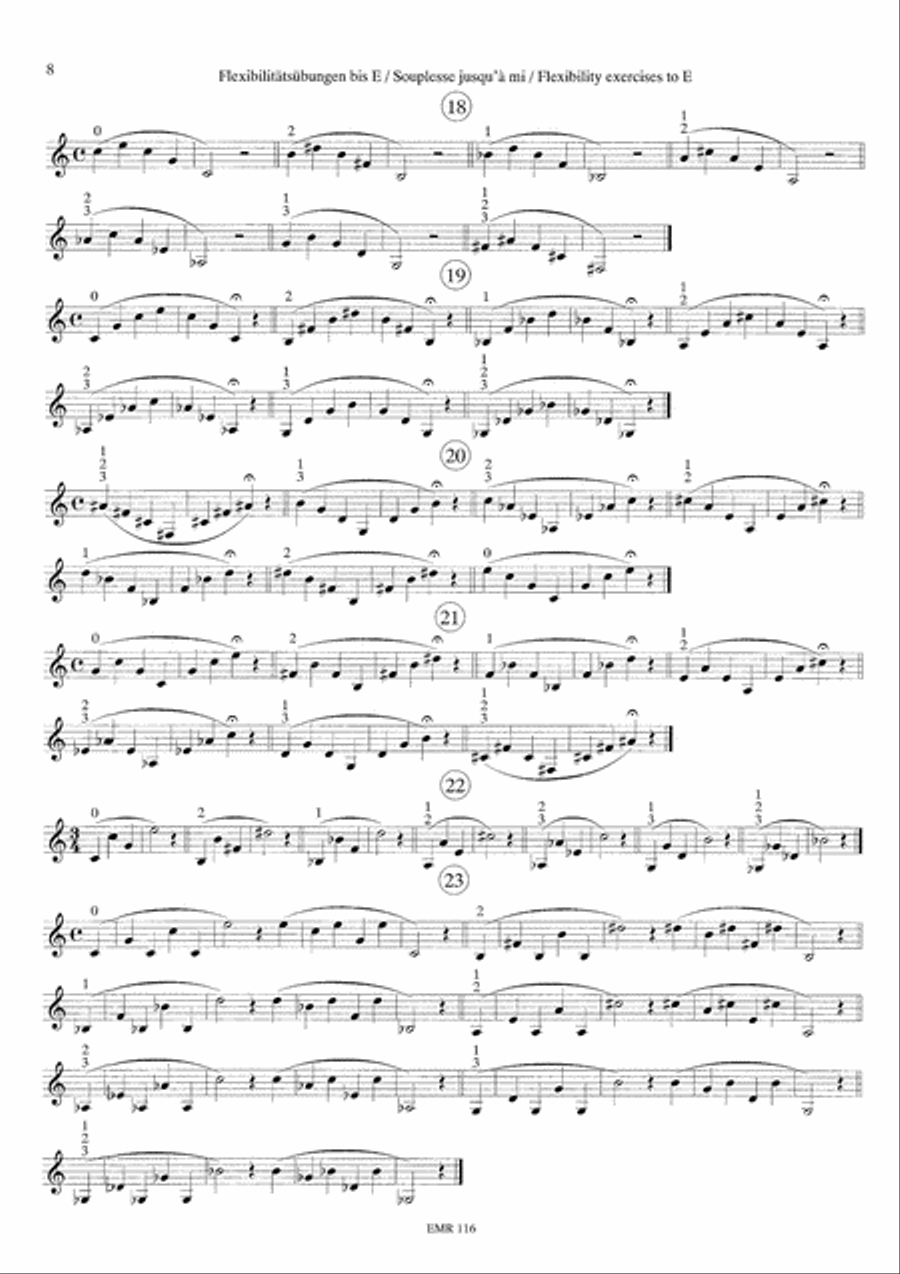 Die Flexibilitat / La Souplesse / Flexibility Cornet scores gallery preview page 6