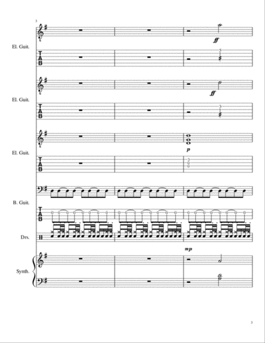 Breathe (2 AM) Small Ensemble scores gallery preview page 3