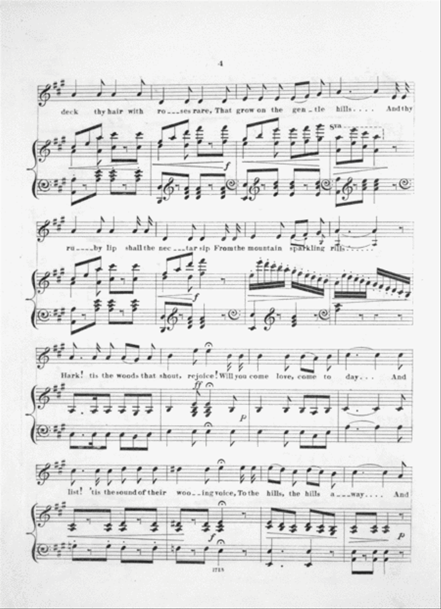 Will You Come to My Mountain Home Voice scores gallery preview page 4
